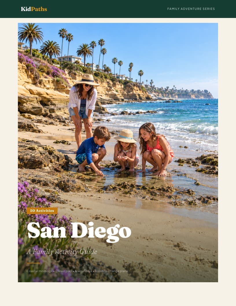 San Diego family activity guide cover