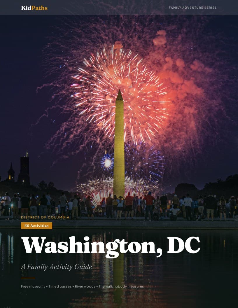 Washington DC family guide cover