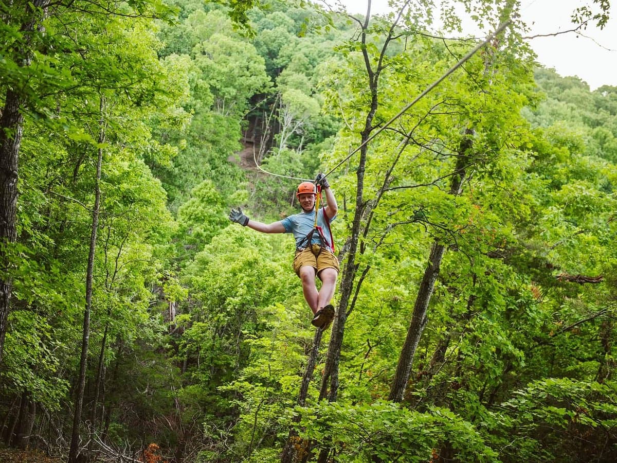 Bransons Best Zipline - Shepherd of the Hills Zipline Canopy Tours