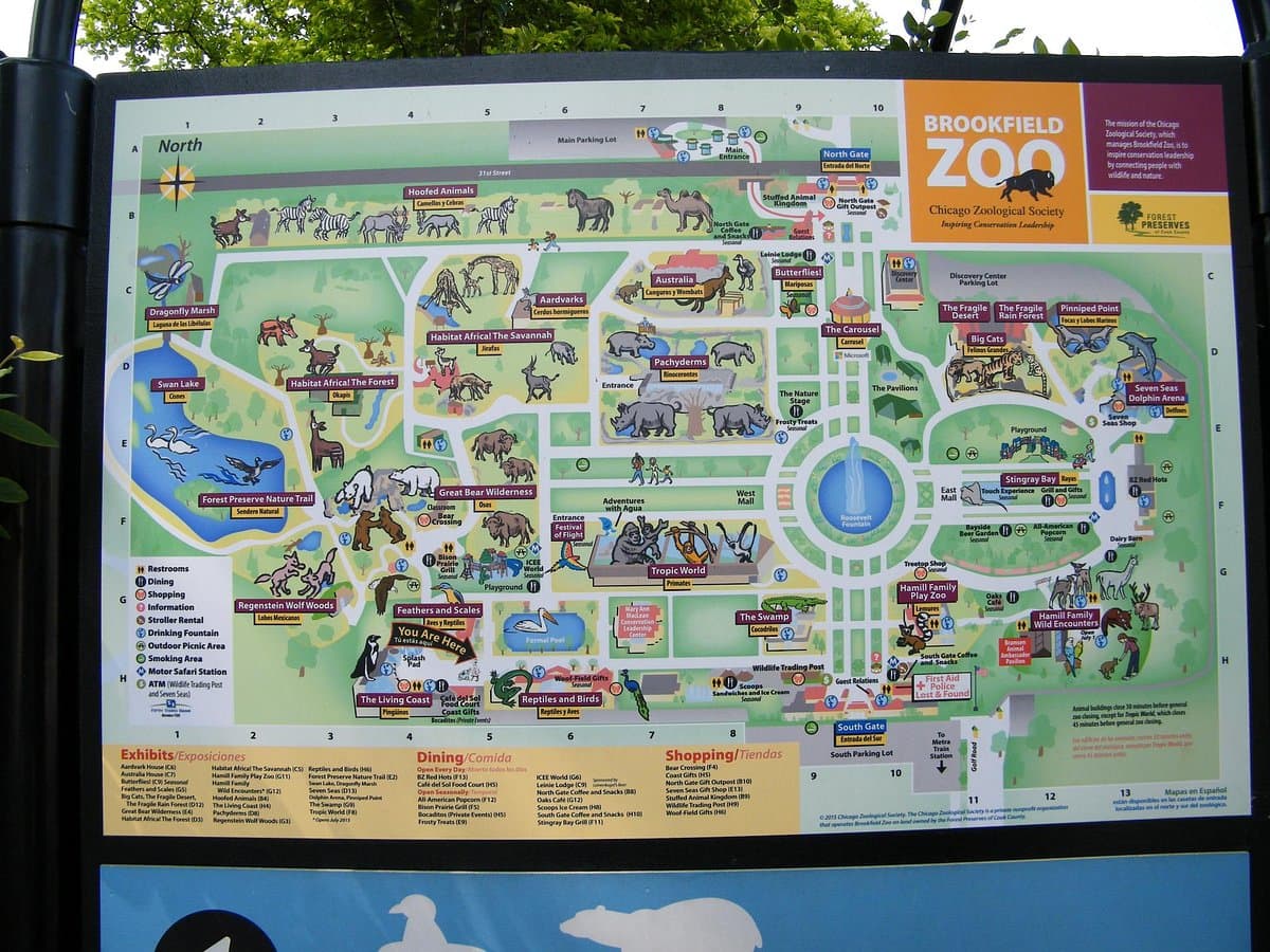 South Parking Lot at Brookfield Zoo Chicago, photo 1 of 2
