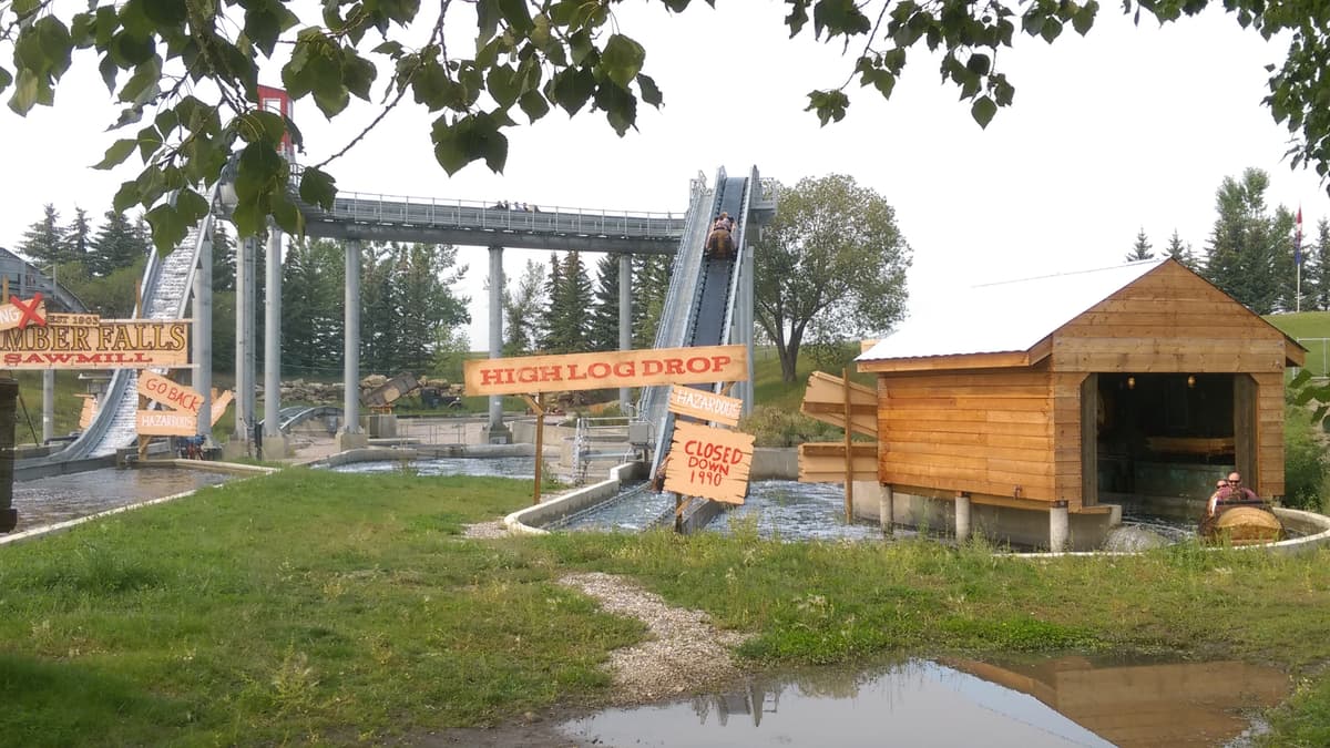 Cedar Falls Log Flume