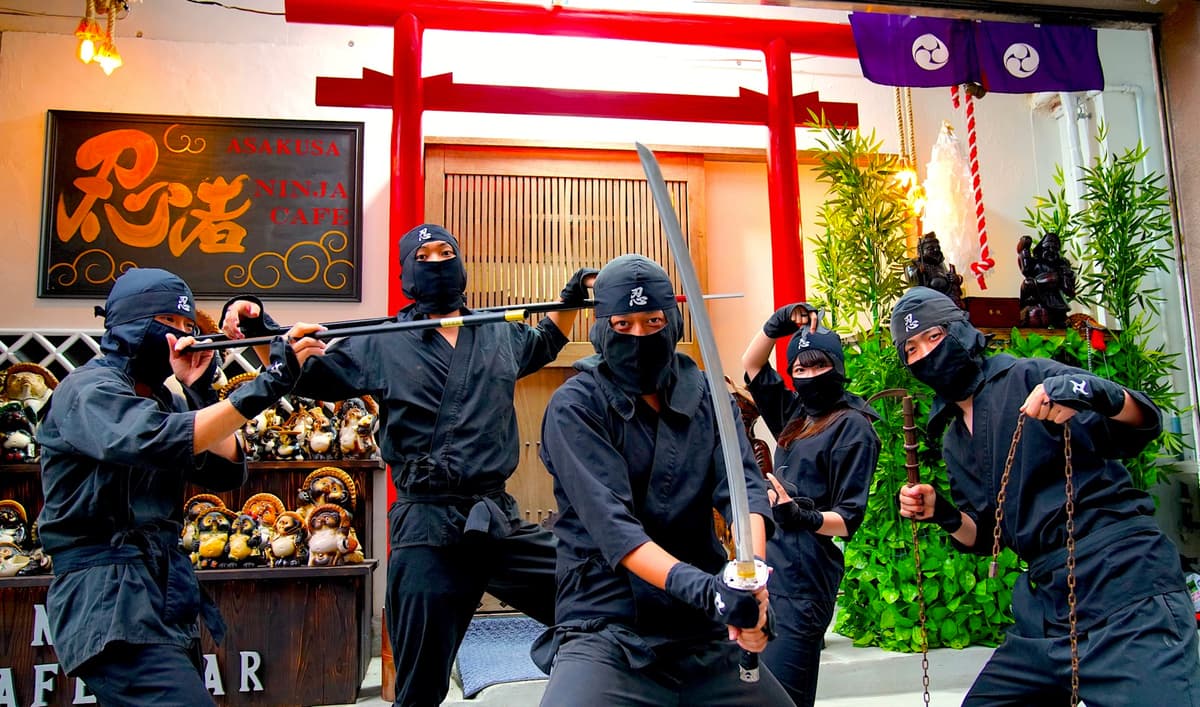 Ninja Experience Cafe Harajuku In Tokyo