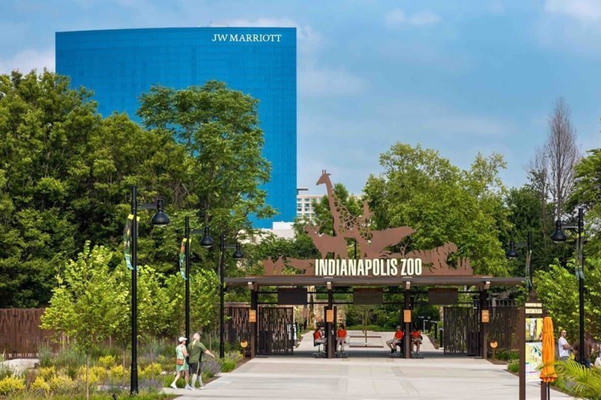 Indianapolis Zoo Skyline