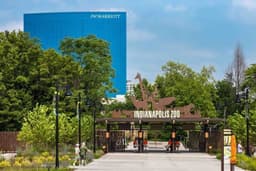 Indianapolis Zoo Skyline