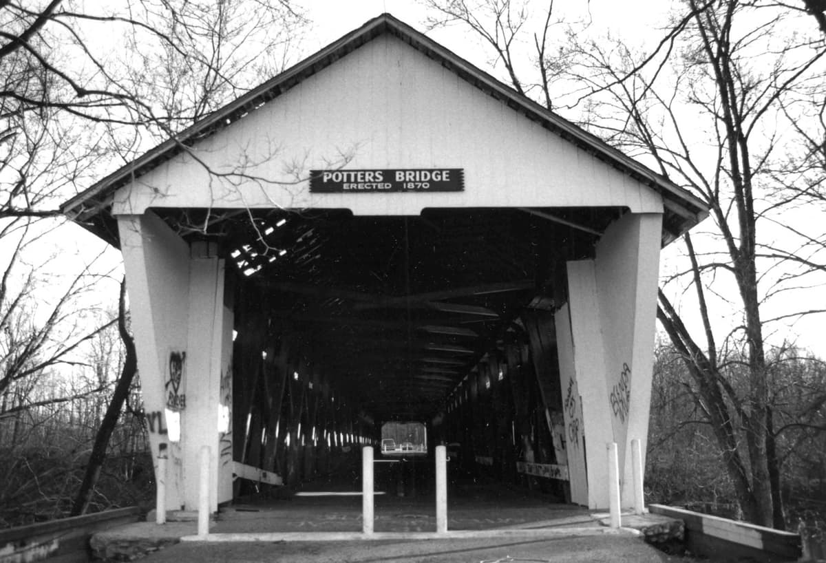 Historic Potter's Covered Bridge, photo 1 of 2