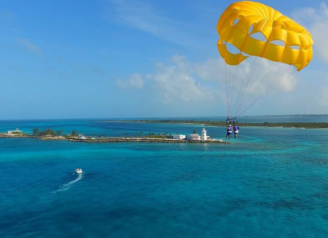 Parasailing at Cabbage Beach
