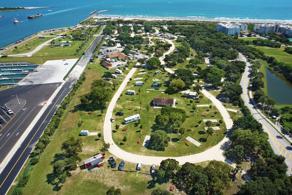 Jetty Park Beach, Campground, and Fishing Pier