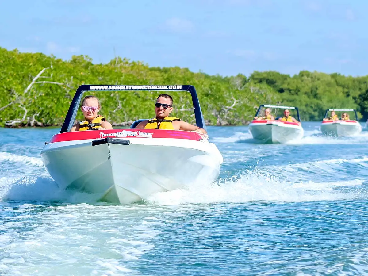 Jungle Tour Adventure Cancun: Speedboat Tour & Snorkel