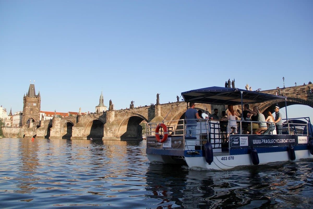 Prague Cycle Boat