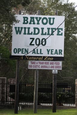 Bayou Wildlife Zoo
