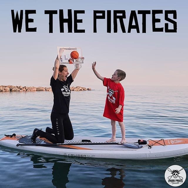 Paddle Pirates Glow in the Dark at Cherry Beach!